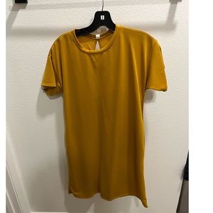 Yellow T-shirt Dress